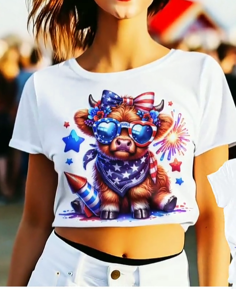 Patriotic Cow